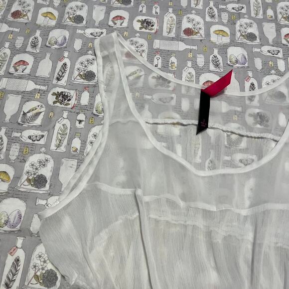 Y2k sheer tiered mini babydoll - Picture 3 of 8